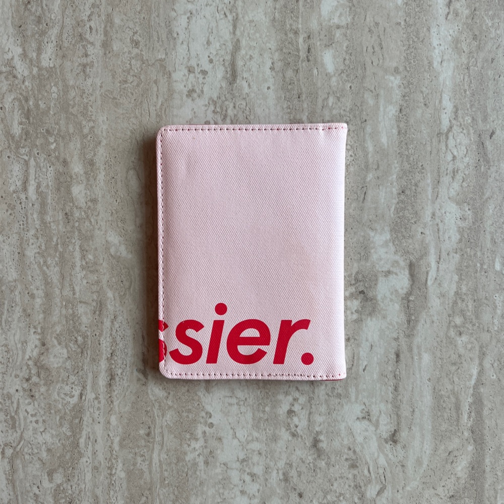 Pink Glossier Passport Holder - Picture 3 of 3